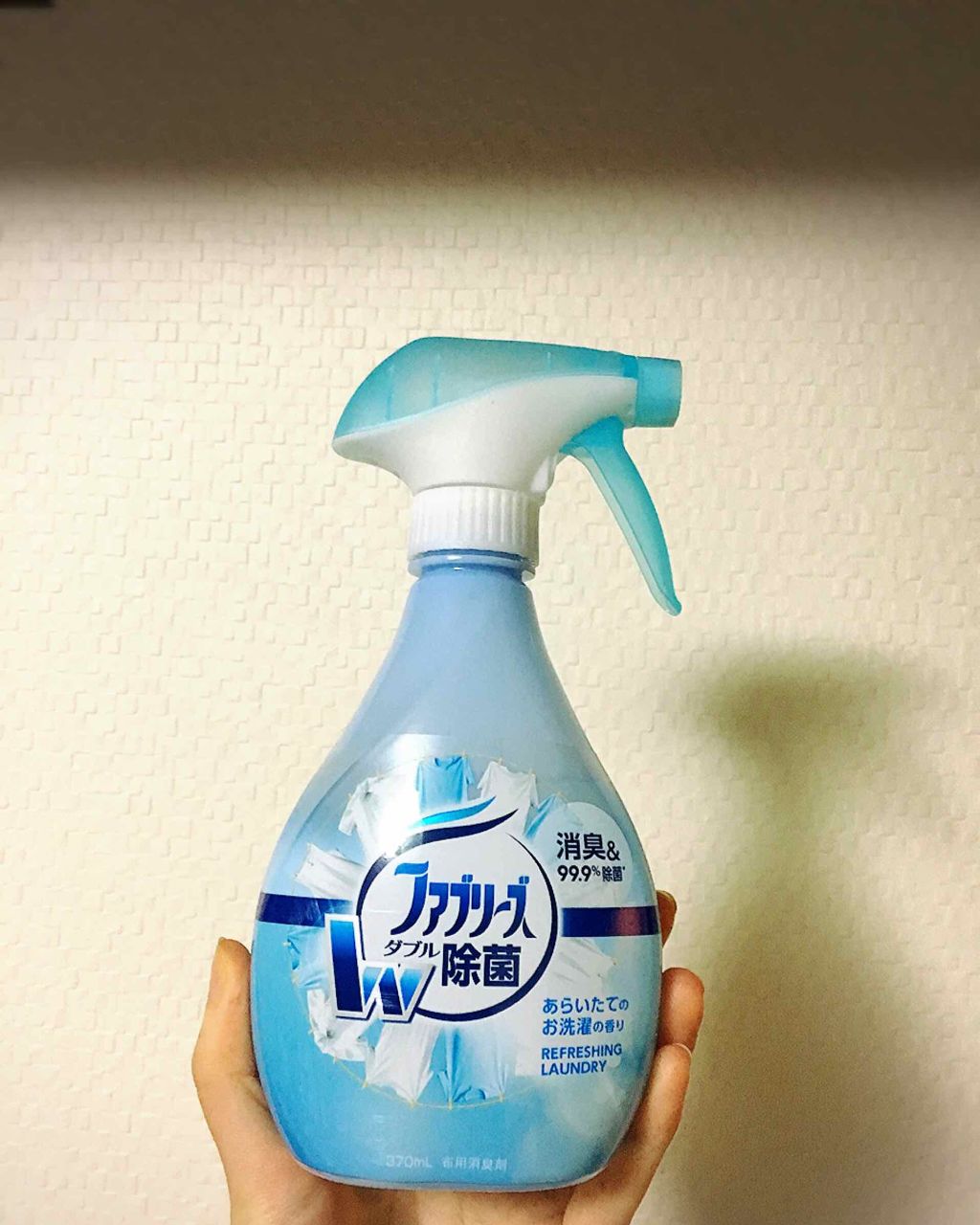 布用消臭スプレー ファブリーズダブル除菌/ファブリーズ/ファブリックミストを使ったクチコミ(2枚目)