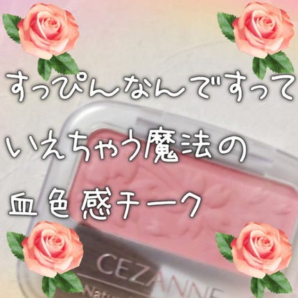 ナチュラル チークN/CEZANNE/パウダーチークを使ったクチコミ(1枚目)