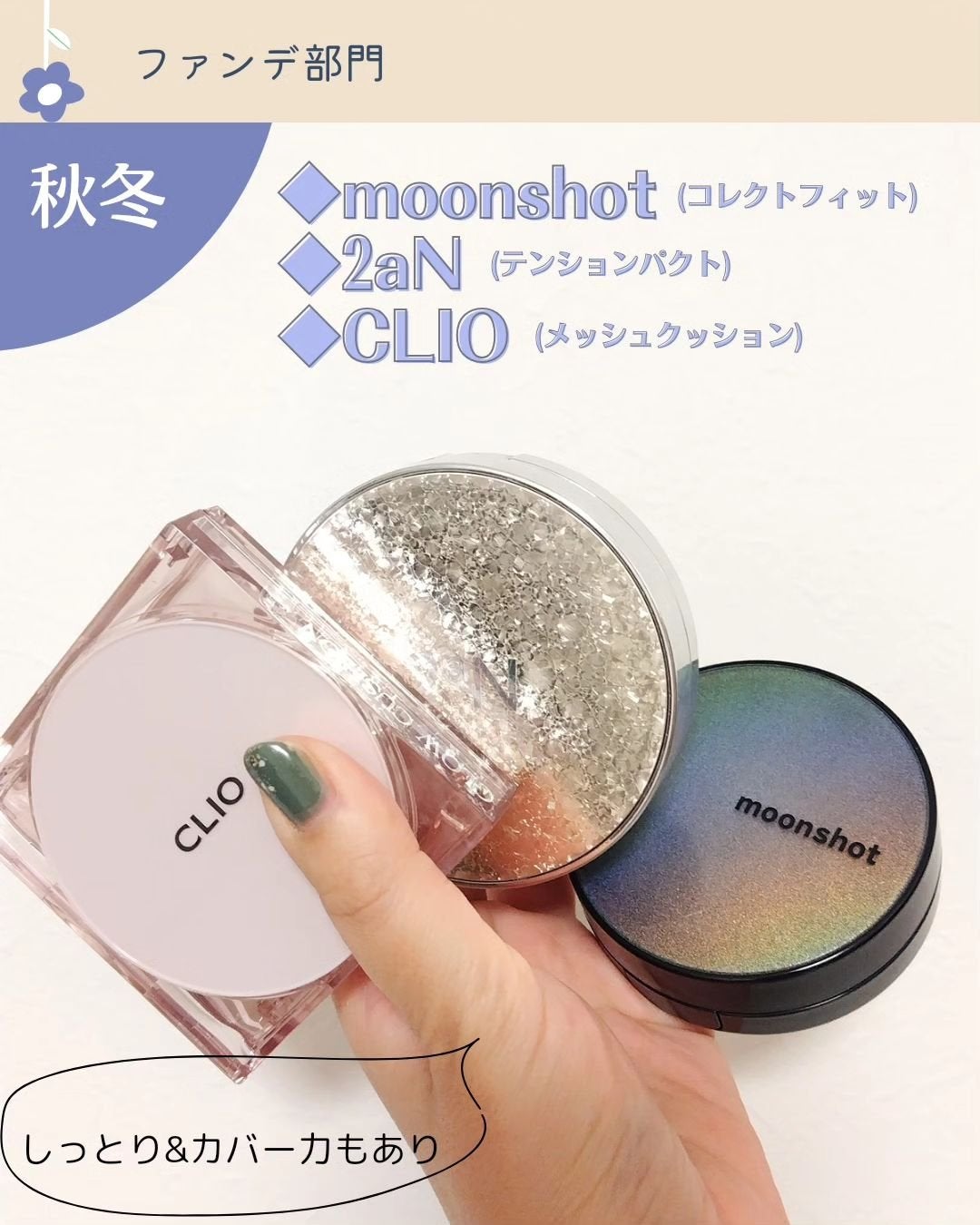 メモ魔ちゃん@韓国コスメメモ日記 on LIPS 「2023年ヘビロテコスメ大賞作りました👏◆ファンデ部門春夏→ジ..」(3枚目)