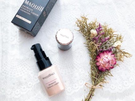 ドラマティックエッセンスリキッド/マキアージュ/リキッドファンデーションを使ったクチコミ(1枚目)