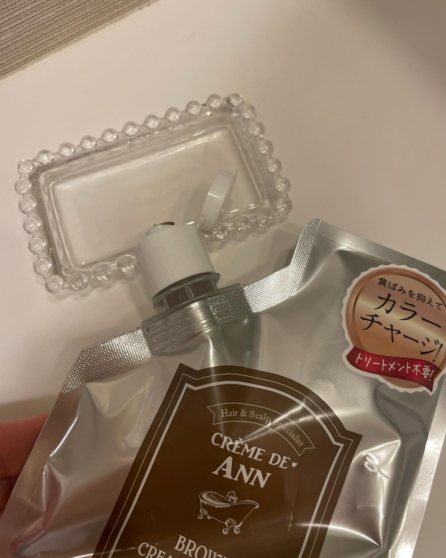 クレムドアン ブラウンクリームシャンプー/creme de Ann/市販シャンプーを使ったクチコミ（2枚目）