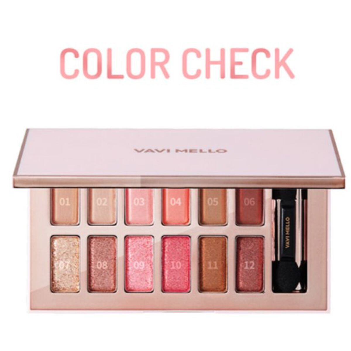 バレンタインボックス3ローズモーメント/VAVI MELLO/アイシャドウパレットを使ったクチコミ(1枚目)