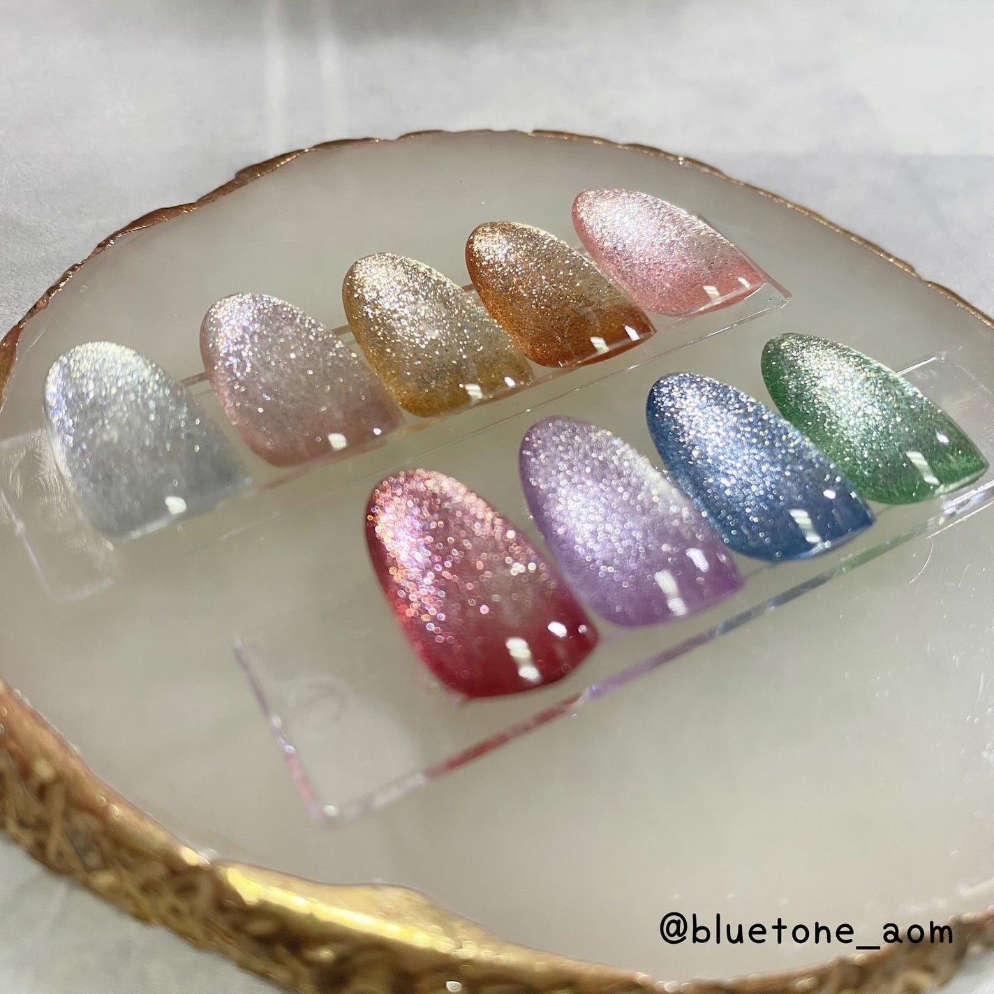 粗マグネット/ネイル工房/ジェルネイルを使ったクチコミ(5枚目)