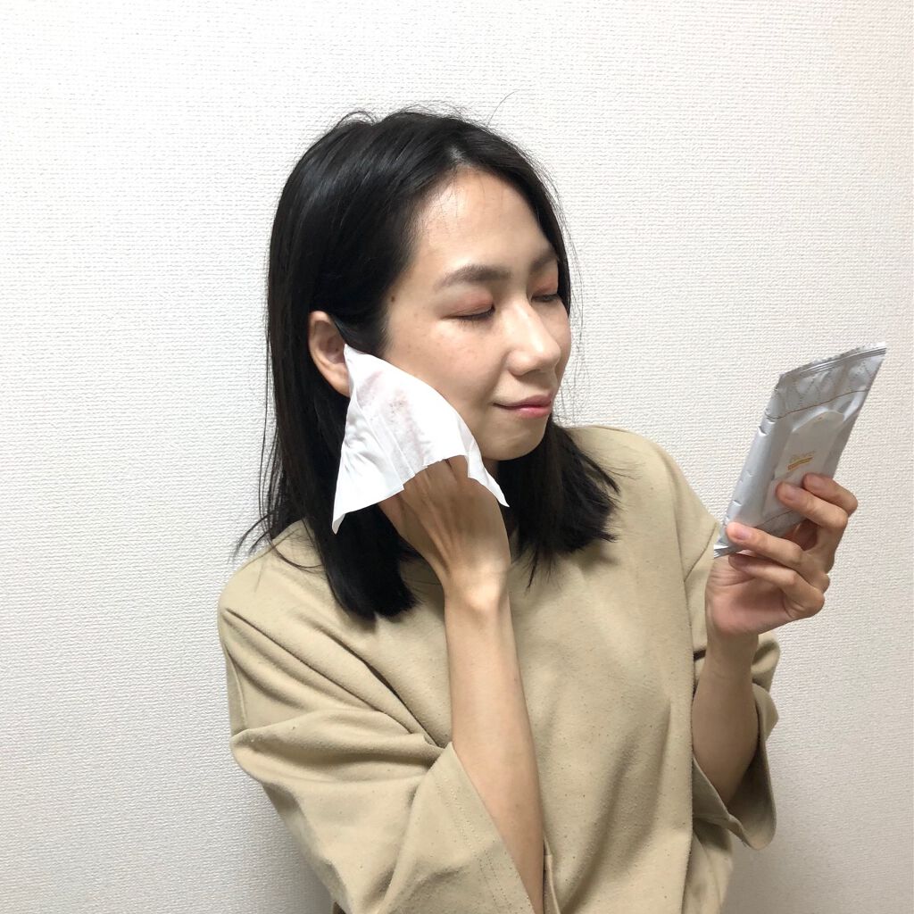 メイクの上からリフレッシュシート/ビオレ/フェイスシートを使ったクチコミ(3枚目)