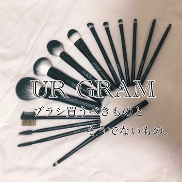 UR GLAM　FACE BRUSH/U R GLAM/メイクブラシを使ったクチコミ（1枚目）