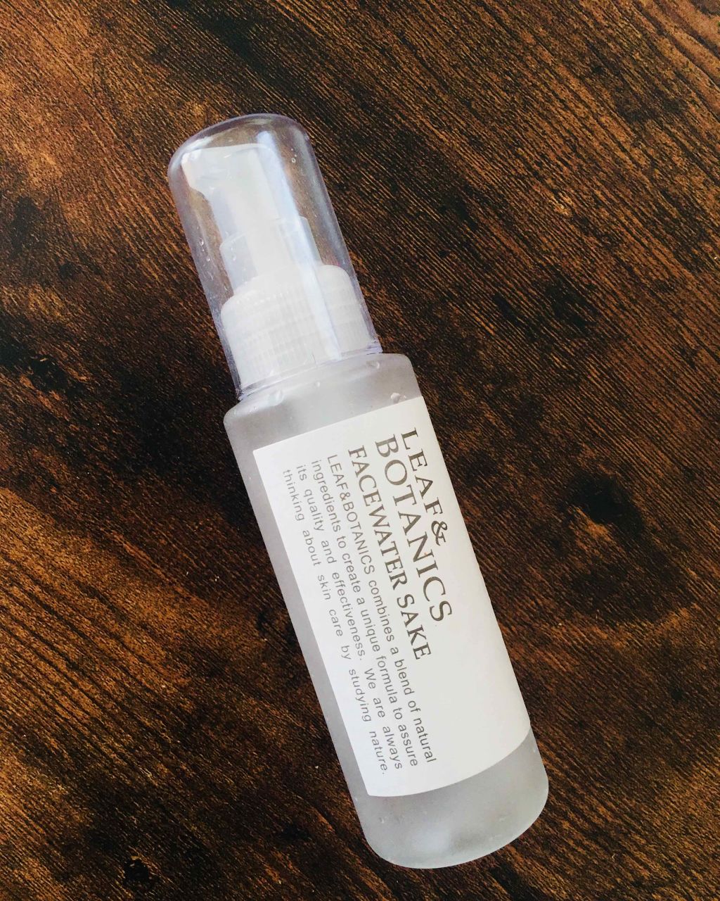 フェイスウォーター 純米酒/LEAF&BOTANICS /化粧水 by 笑莉@フォロバ