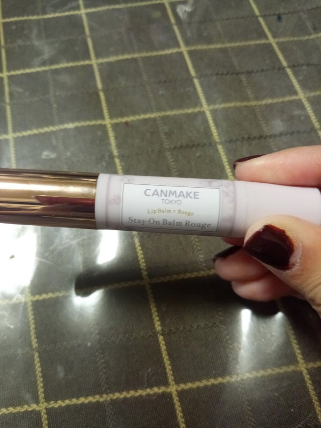 ステイオンバームルージュ 18 ブラウニッシュマンダリン/キャンメイク/口紅を使ったクチコミ（1枚目）