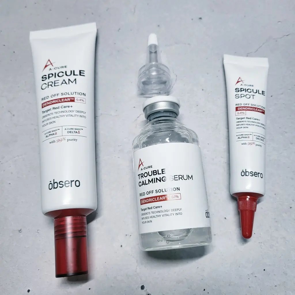 エーキュアスピキュールスポット/obsero/フェイスクリームを使ったクチコミ（1枚目）