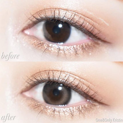 One & Only Kristin/Hapa kristin/カラーコンタクトレンズを使ったクチコミ(6枚目)