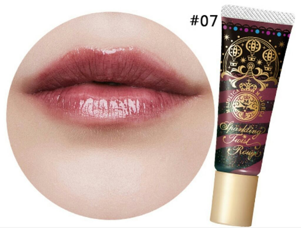 スパークリングツイストルージュ/MAJOLICA MAJORCA/リップグロスを使ったクチコミ(3枚目)