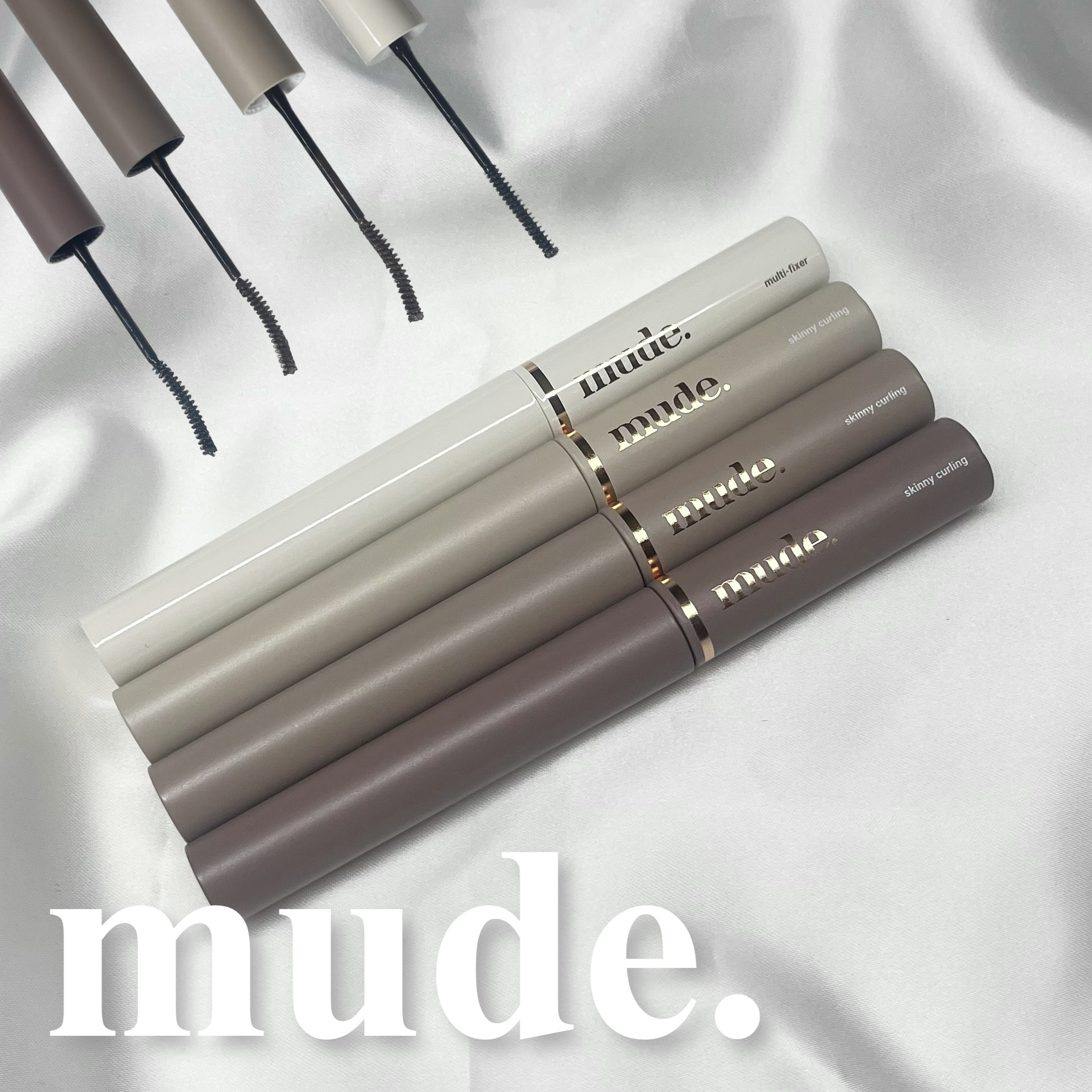 スキニーマスカラ/mude./マスカラを使ったクチコミ（1枚目）