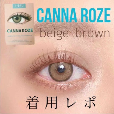 CANNA ROZE AIRY/i-DOL/カラーコンタクトレンズを使ったクチコミ（1枚目）