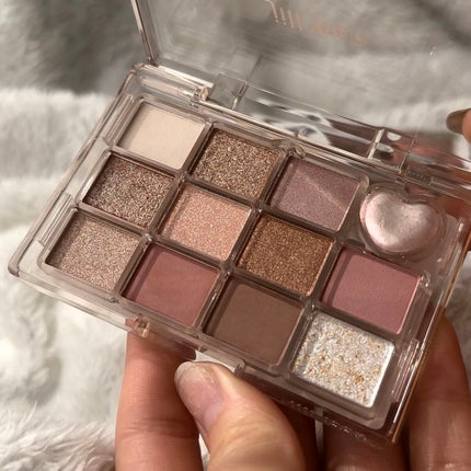 シャイニング12色ミニアイシャドウパレット/jill leen./アイシャドウパレットを使ったクチコミ(2枚目)