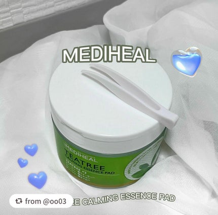 ティーツリーカーミングエッセンスパッド/MEDIHEAL/トナーパッドを使ったクチコミ(1枚目)