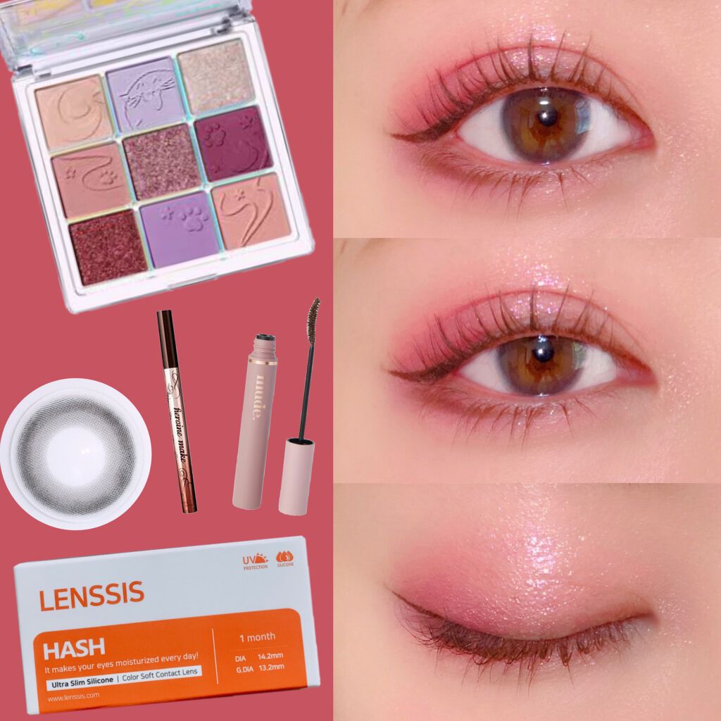 ハッシュシリーズ/LENSSIS/カラーコンタクトレンズを使ったクチコミ（1枚目）