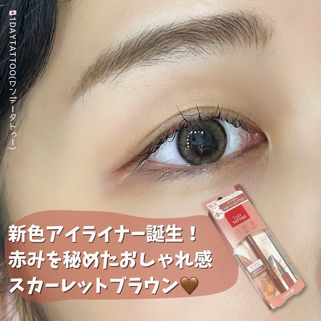 1DAY TATTOO リキッドアイライナー/K-パレット/リキッドアイライナーを使ったクチコミ（1枚目）