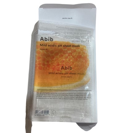 弱酸性pHシートマスク ハニーフィット/Abib /シートマスク・パックを使ったクチコミ(1枚目)