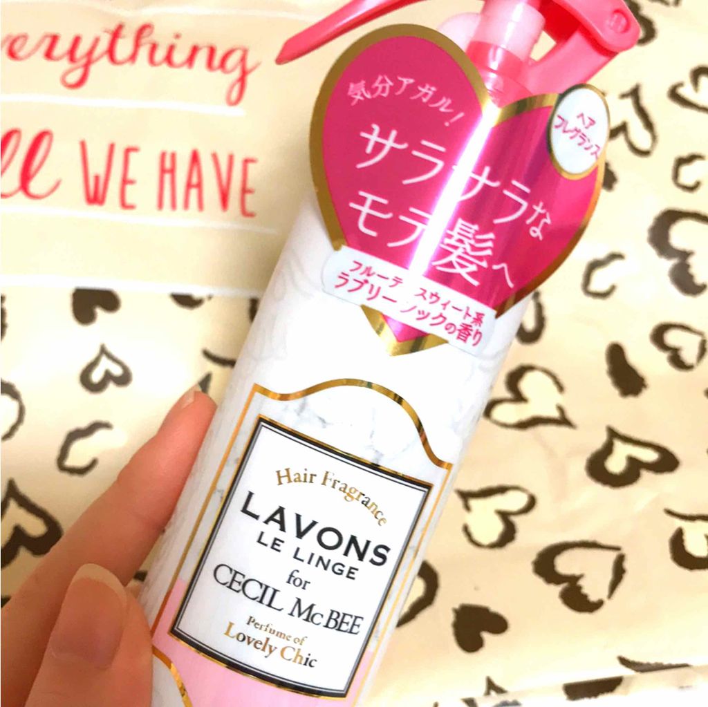 ラボン for CECIL MACBEE セシルマクビー ヘアフレグランスミスト ラブリーシック/ラボン/ヘアミストを使ったクチコミ（1枚目）