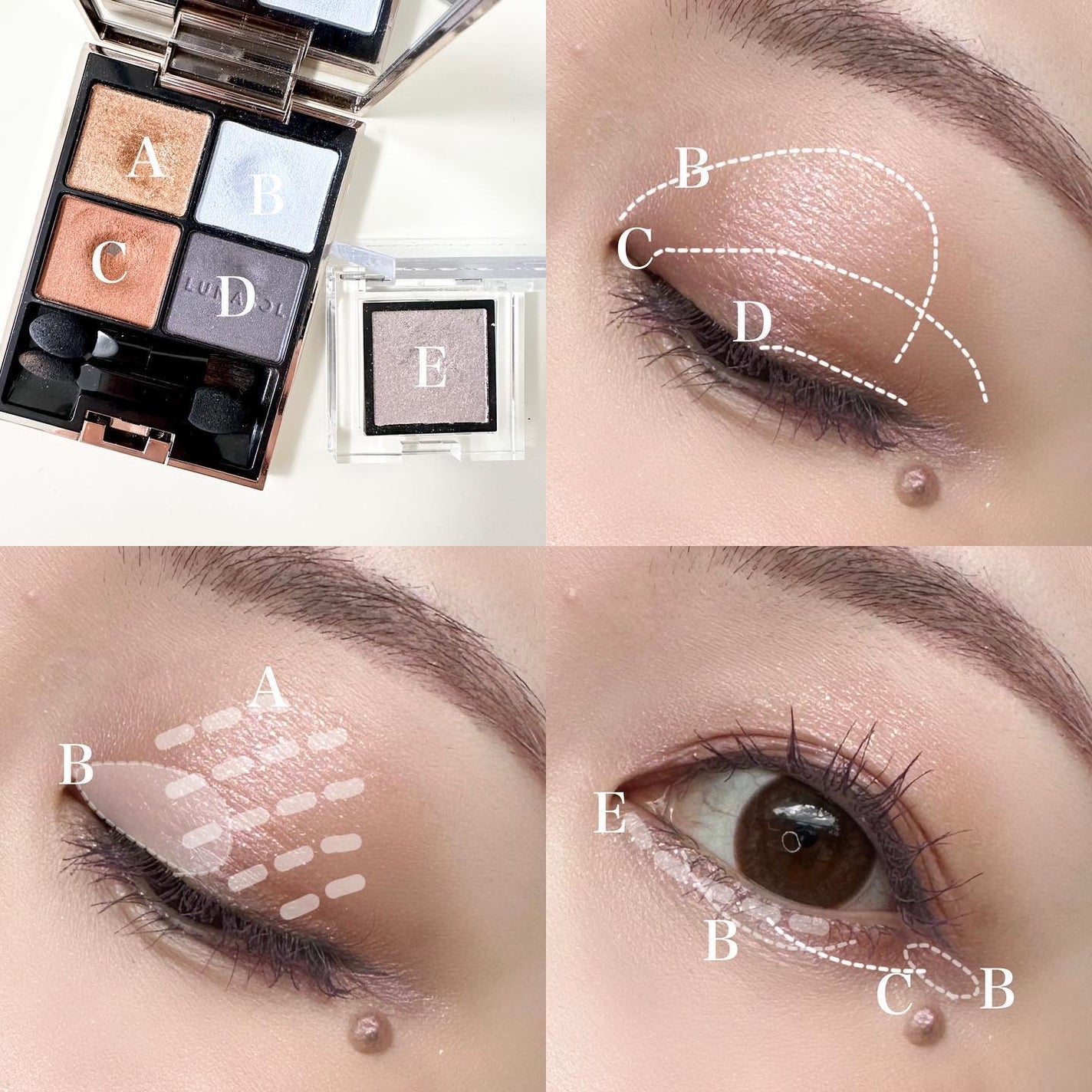 アイカラーレーション/LUNASOL/アイシャドウパレットを使ったクチコミ(3枚目)