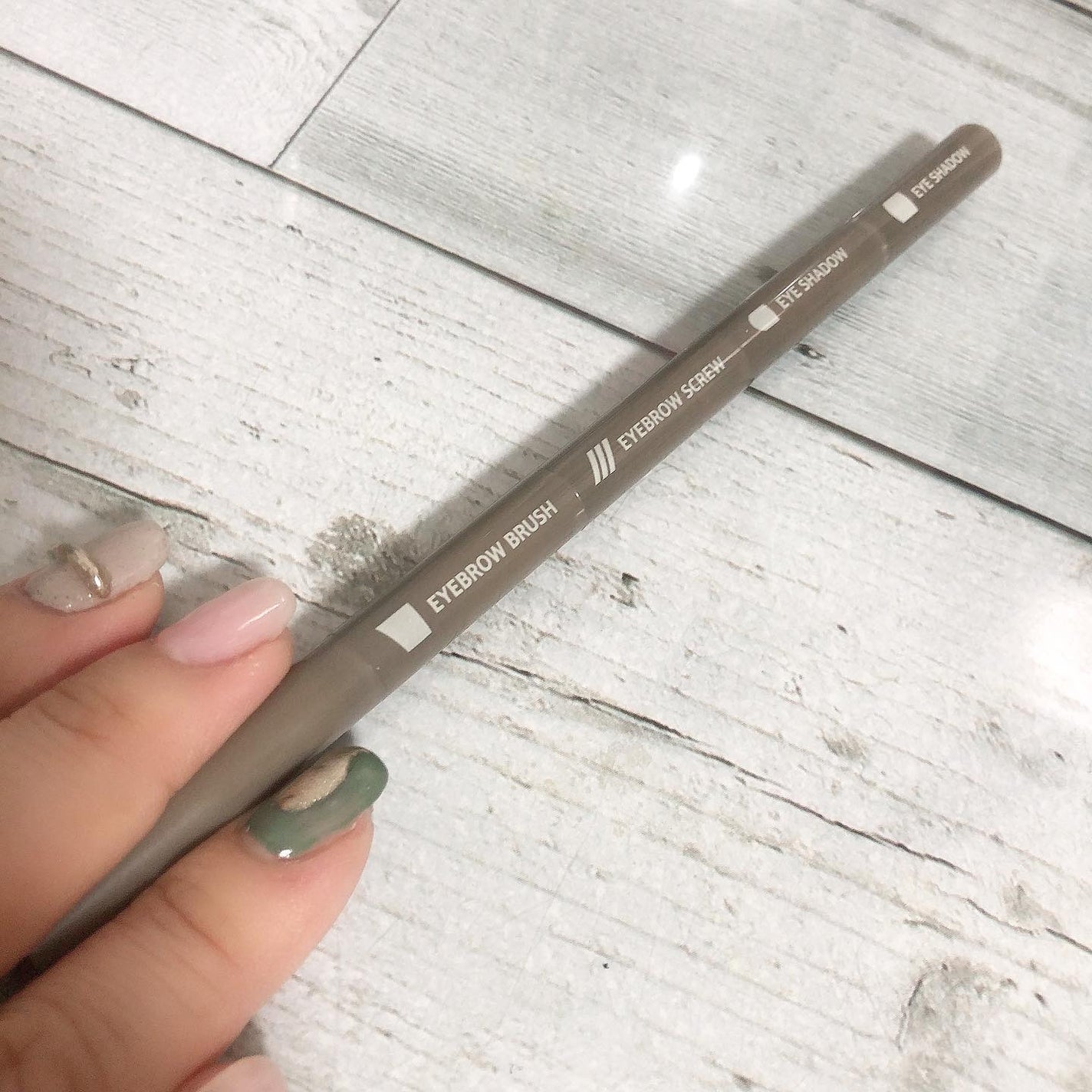 ロケット型 メイクブラシ/DAISO/メイクブラシを使ったクチコミ(2枚目)