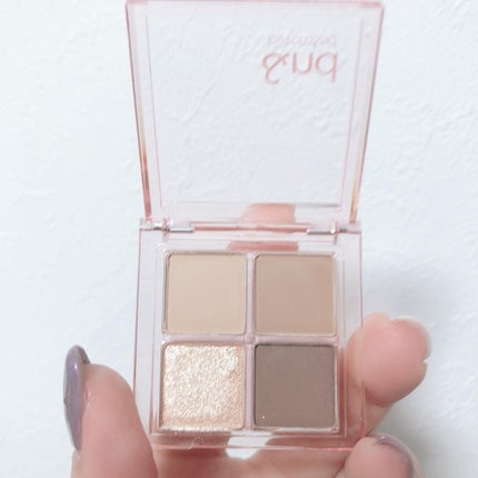 アンドバイロムアンド メロウアイパレット BR01 ソフトブラウン/&nd by rom&nd/アイシャドウパレットを使ったクチコミ(3枚目)