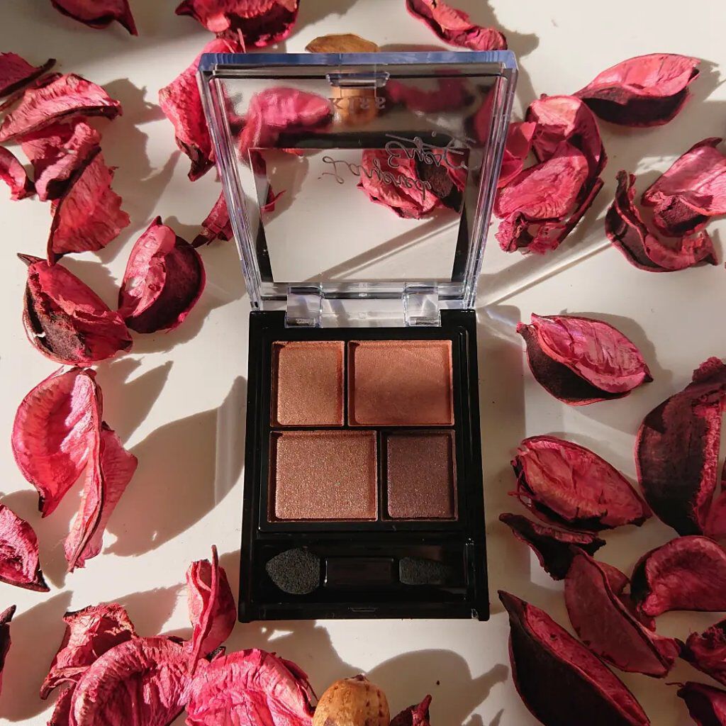 レイヤードアイズＸ 01 Sweet Chocolat/KiSS/アイシャドウパレットを使ったクチコミ（3枚目）