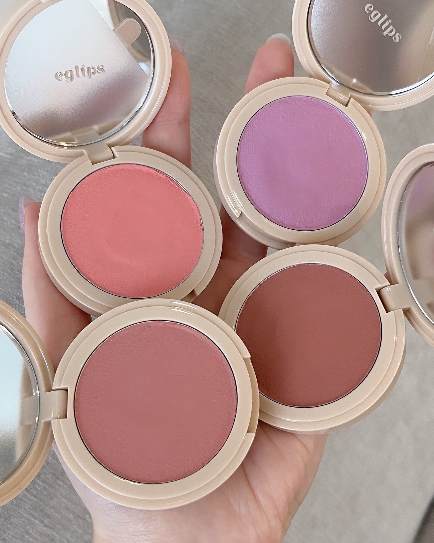 オールオーバーブラッシャー/EGLIPS/ジェル・クリームチークを使ったクチコミ(3枚目)