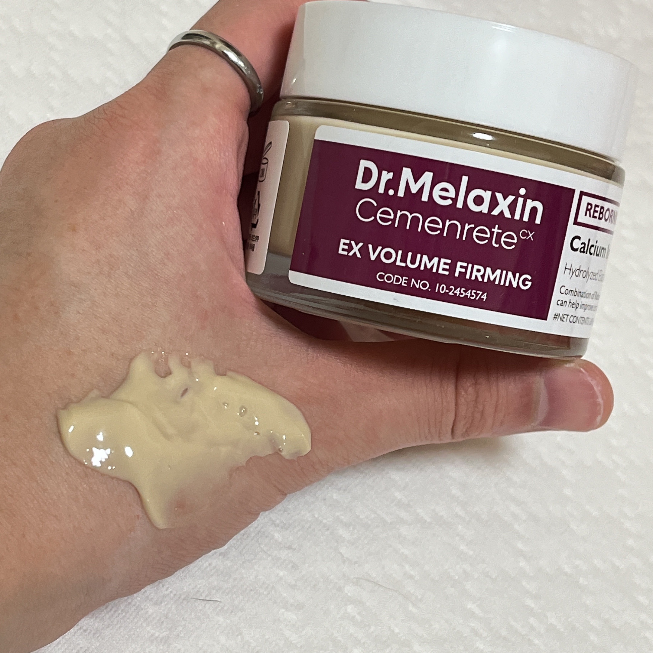 Cemenrete Calcium Intense Cream/Dr.Melaxin/フェイスクリームを使ったクチコミ（3枚目）