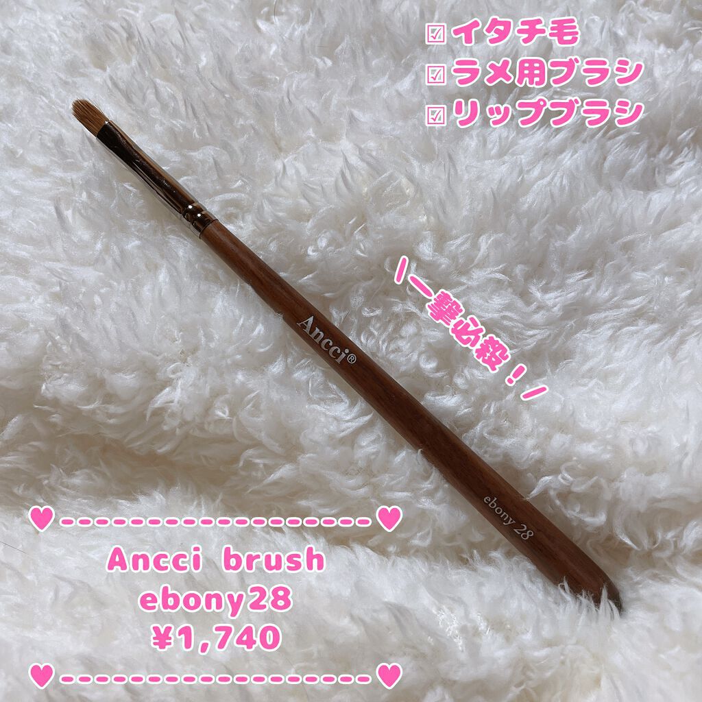 ebony28/Ancci brush/メイクブラシを使ったクチコミ（1枚目）
