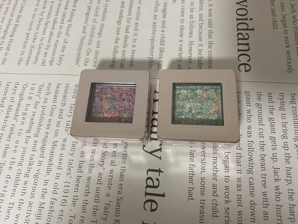 グリッタープリズム シャドウ/MISSHA/グリッターを使ったクチコミ（1枚目）