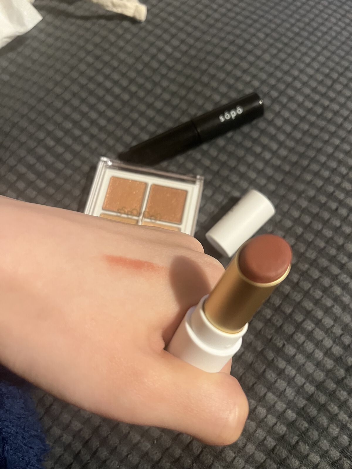 カラーマスカラ/sopo/マスカラを使ったクチコミ（2枚目）