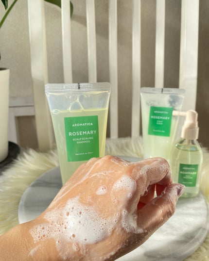 ローズマリー スカルプ スクラブ/AROMATICA/ヘッドスクラブを使ったクチコミ(5枚目)