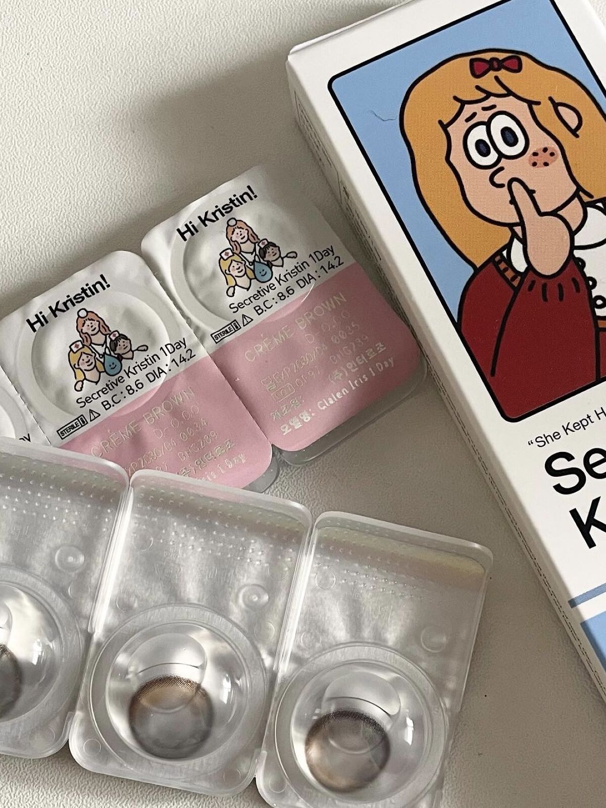 Secretive Kristen/Hapa kristin/カラーコンタクトレンズを使ったクチコミ（2枚目）