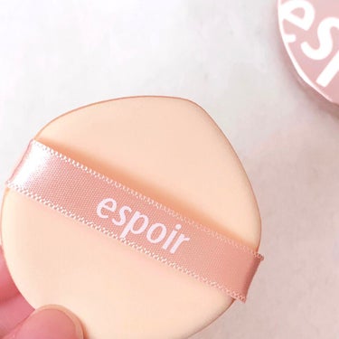 espoir テーピングカバークッションのクチコミ「 
◇エスポア
テーピングカバーモイストクッション
﻿ 

﻿ 

しっかりカバーし.....」（3枚目）