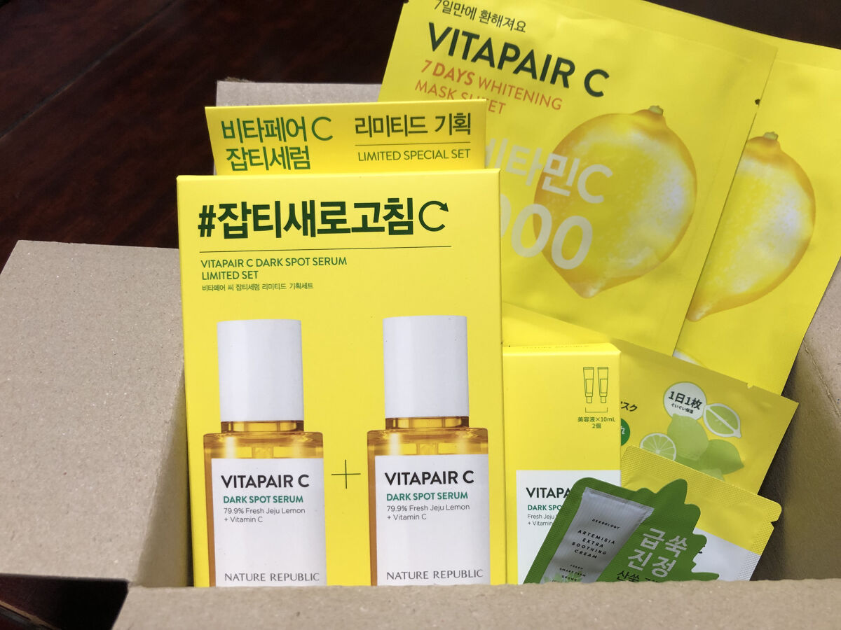 ビタペアC シミケアセラム/ネイチャーリパブリック/美容液を使ったクチコミ（1枚目）