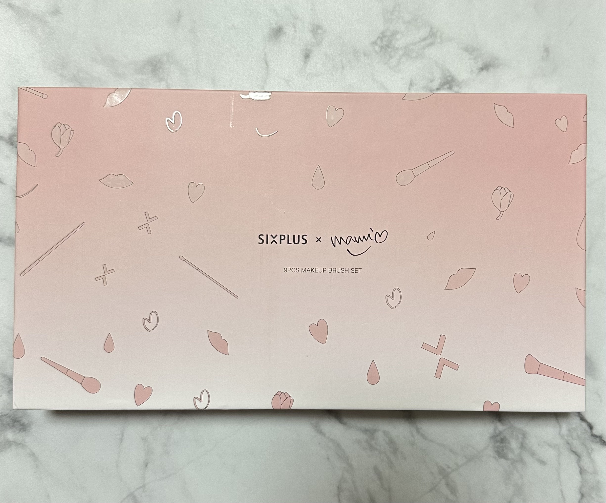 SIXPLUS×mamiseto メイクブラシ9本セット/SIXPLUS/メイクブラシを使ったクチコミ（1枚目）