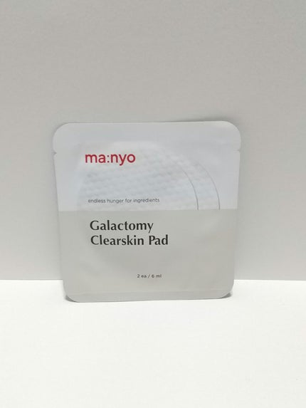 ガラクトミークリアスキンパッド/manyo/トナーパッドを使ったクチコミ(1枚目)