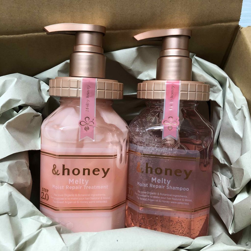 &honey Melty モイストリペア シャンプー1.0／モイストリペア ヘアトリートメント2.0/&honey/市販シャンプーを使ったクチコミ（1枚目）