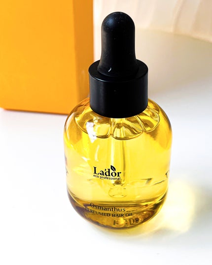 パフュームヘアオイル オスマンサス/La'dor/ヘアオイルを使ったクチコミ(6枚目)