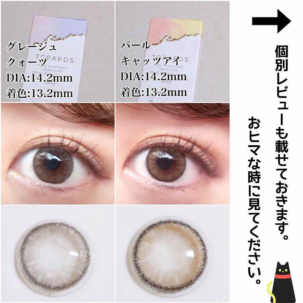 TOPARDS 1day/TOPARDS/ワンデー（１DAY）カラコンを使ったクチコミ（3枚目）