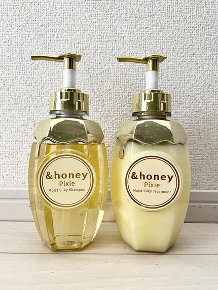 アンドハニー ピクシー モイストシルキー シャンプー1.0/ヘアトリートメント2.0/&honey/市販シャンプーを使ったクチコミ(2枚目)