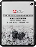 SNPCharcoal Mineral Black Ampoule Mask 