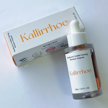 kallirrhoe ドクダミ カーミング モイスチャー アンプルのクチコミ「#kallirrhoe
#ドクダミ鎮静水分アンプル
30mL ¥2,600（Qoo10メガ割価.....」（2枚目）