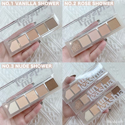 ムードシャワーアイパレット/unleashia/アイシャドウパレットを使ったクチコミ(6枚目)