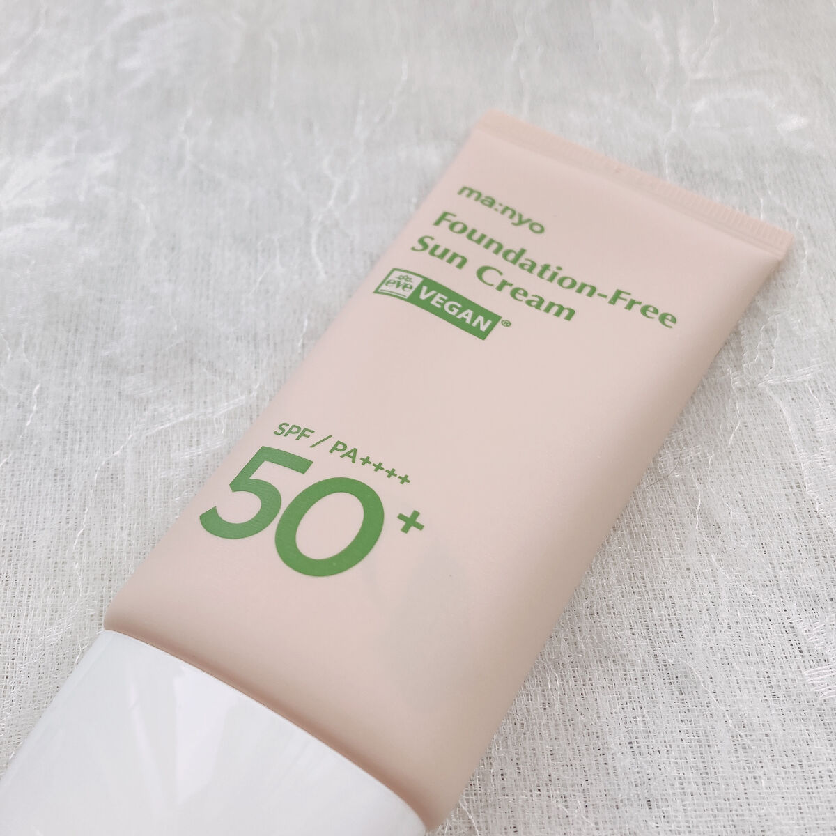 ファンデフリー サンクリーム/manyo/日焼け止めクリームを使ったクチコミ（3枚目）