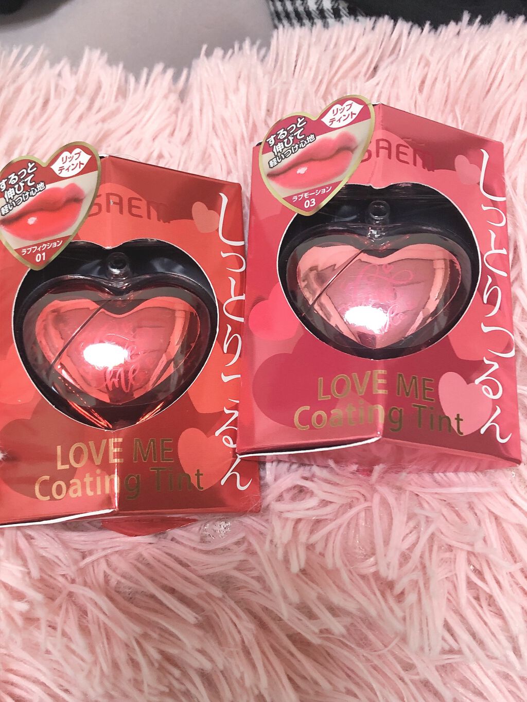 ラブミー コーティング ティント/the SAEM/リップティントを使ったクチコミ(1枚目)