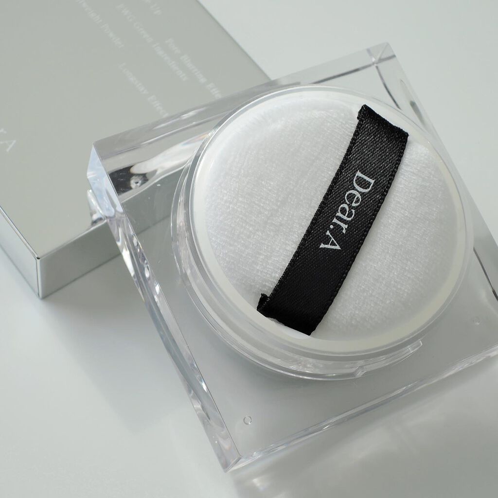 フェイス ブラー フィニッシング パウダー/Dear.A/ルースパウダーを使ったクチコミ(3枚目)