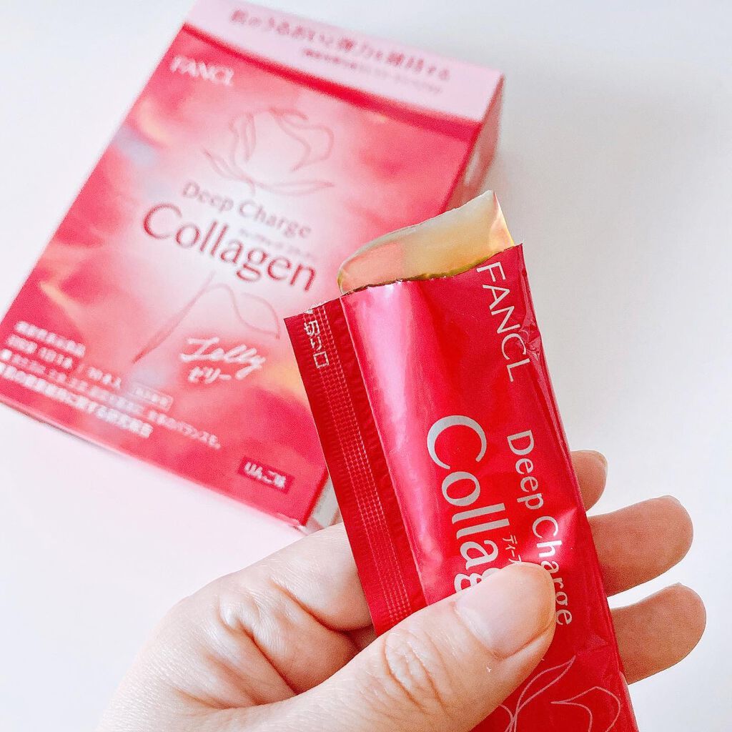 ディープチャージ コラーゲン スティックゼリー/ファンケル/美容サプリメントを使ったクチコミ(3枚目)