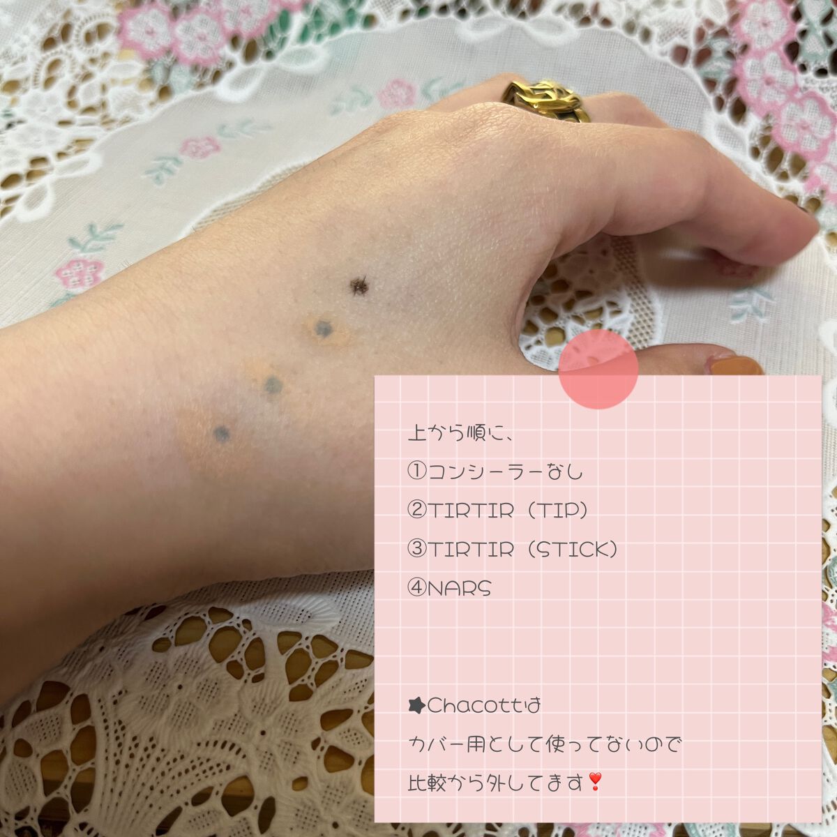 クレヨンコンシーラー/チャコット・コスメティクス/ペンシルコンシーラーを使ったクチコミ（2枚目）