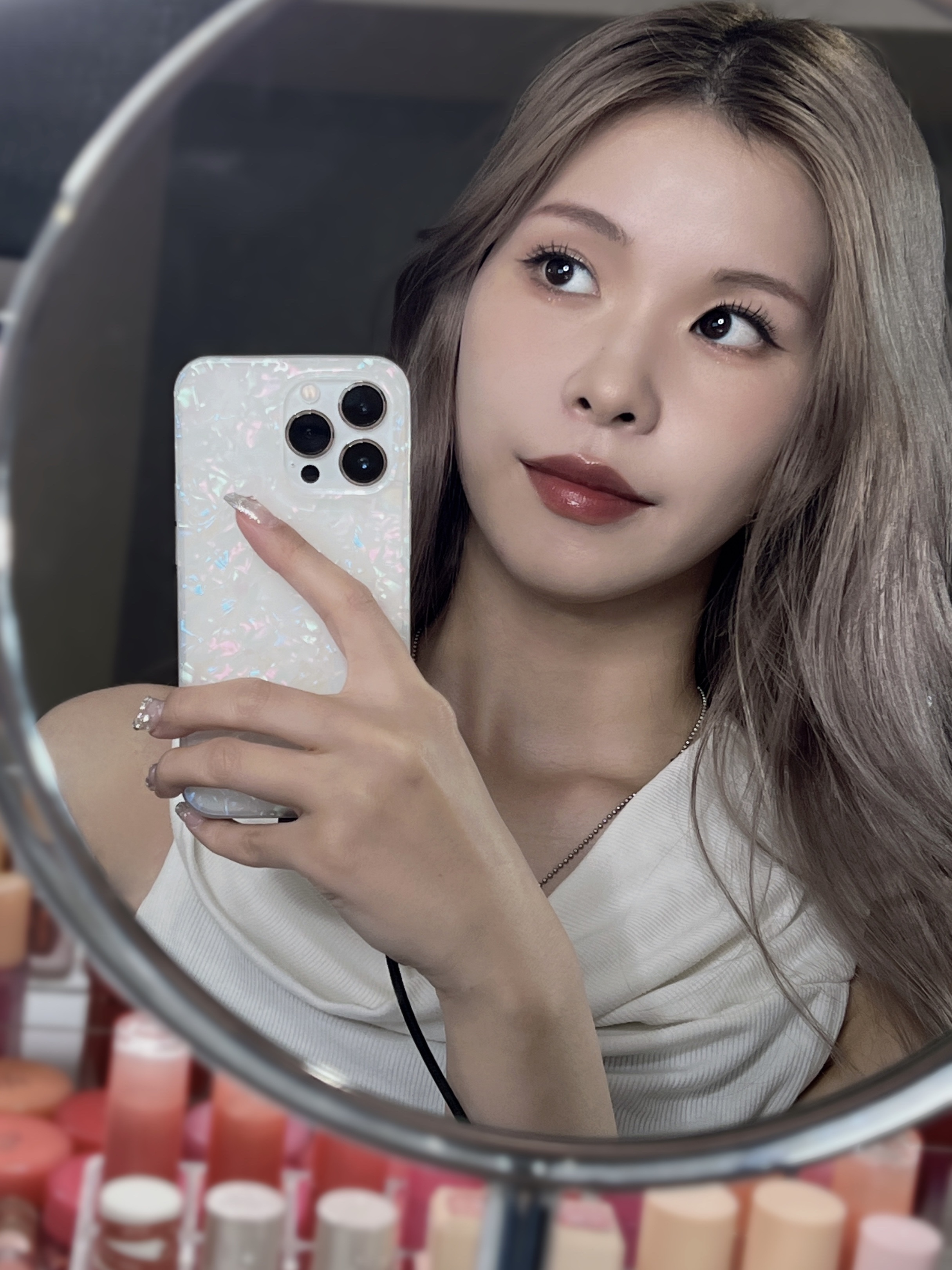 ウォーターリフレクティングリップティント/INTO U/リップティントを使ったクチコミ（2枚目）